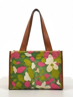 Vintage Kate Spade Boho Retro Summer Spring Floral Handbag Tote **Fair READ**